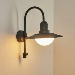 Hofstein Pohei Au&szlig;enwandleuchte Anthrazit, 1-flammig, Bewegungsmelder -Außenleuchten Verkäufe pohei aussenwandleuchte h3443354 8