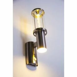 Hofstein Popoyan Aussenwandleuchte LED Edelstahl, 2-flammig, Bewegungsmelder -Außenleuchten Verkäufe popoyan aussenwandleuchte h3002209 10
