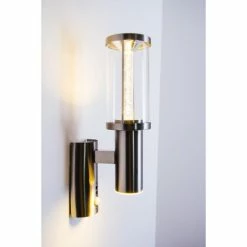 Hofstein Popoyan Aussenwandleuchte LED Edelstahl, 2-flammig, Bewegungsmelder -Außenleuchten Verkäufe popoyan aussenwandleuchte h3002209 9