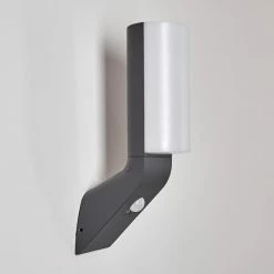 Hofstein Porus Außenwandleuchte LED Anthrazit, 1-flammig, Bewegungsmelder -Außenleuchten Verkäufe porus aussenwandleuchte h3305782 15