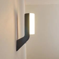 Hofstein Porus Außenwandleuchte LED Anthrazit, 1-flammig, Bewegungsmelder -Außenleuchten Verkäufe porus aussenwandleuchte h3305782 16