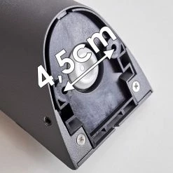 Hofstein Porus Außenwandleuchte LED Anthrazit, 1-flammig, Bewegungsmelder -Außenleuchten Verkäufe porus aussenwandleuchte h3305782 18