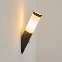 Hofstein Ruti Außenwandleuchte Schwarz, 1-flammig, Bewegungsmelder -Außenleuchten Verkäufe ruti aussenwandleuchte h3598863 8