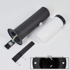 Hofstein Ruti Sockelleuchte Schwarz, 1-flammig, Bewegungsmelder -Außenleuchten Verkäufe ruti sockelleuchte h3576618 4