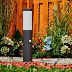 Hofstein Ruti Sockelleuchte Schwarz, 1-flammig, Bewegungsmelder -Außenleuchten Verkäufe ruti sockelleuchte h3597514 6