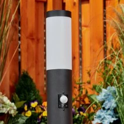 Hofstein Ruti Sockelleuchte Schwarz, 1-flammig, Bewegungsmelder -Außenleuchten Verkäufe ruti sockelleuchte h3597514 8