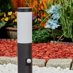 Hofstein Ruti Sockelleuchte Schwarz, 1-flammig, Bewegungsmelder -Außenleuchten Verkäufe ruti sockelleuchte h3597514 9