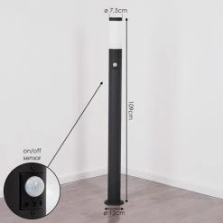 Hofstein Ruti Wegeleuchte Schwarz, 1-flammig, Bewegungsmelder -Außenleuchten Verkäufe ruti wegeleuchte h3597552 3