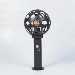 Hofstein Saaseg Wegeleuchte Schwarz, 1-flammig, Bewegungsmelder -Außenleuchten Verkäufe saaseg wegeleuchte h3438848 7