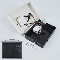 Hofstein Saeter Au&szlig;enwandleuchte LED Wei&szlig;, 1-flammig, Bewegungsmelder -Außenleuchten Verkäufe saeter aussenwandleuchte h3438695 4