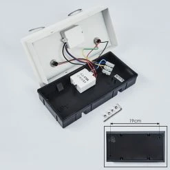 Hofstein Saeter Au&szlig;enwandleuchte LED Wei&szlig;, 2-flammig, Bewegungsmelder -Außenleuchten Verkäufe saeter aussenwandleuchte h3438749 4