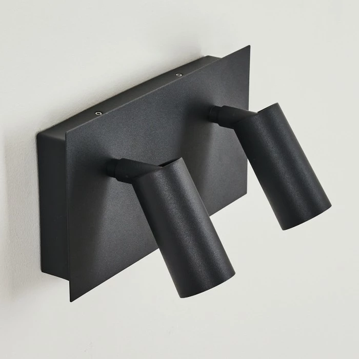 Hofstein Saeter Außenwandleuchte LED Schwarz, 2-flammig, Bewegungsmelder 12 Hofstein Saeter Außenwandleuchte LED Schwarz, 2-flammig, Bewegungsmelder – Bild 12