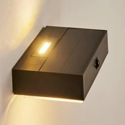 Hofstein Seilhac Solarwandleuchte LED Schwarz, 1-flammig, Bewegungsmelder 18 Hofstein Seilhac Solarwandleuchte LED Schwarz, 1-flammig, Bewegungsmelder -Außenleuchten Verkäufe seilhac solarwandleuchte h3651438 6