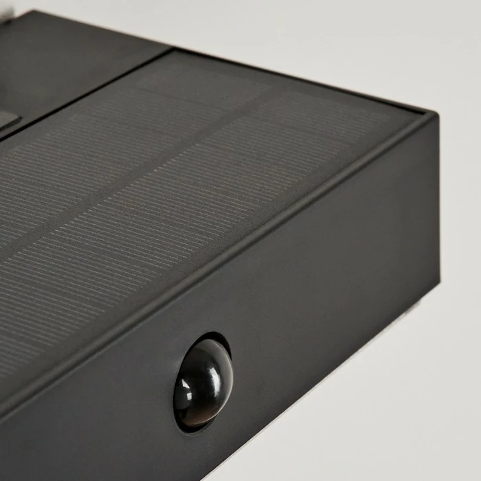 Hofstein Seilhac Solarwandleuchte LED Schwarz, 1-flammig, Bewegungsmelder 8 Hofstein Seilhac Solarwandleuchte LED Schwarz, 1-flammig, Bewegungsmelder – Bild 8