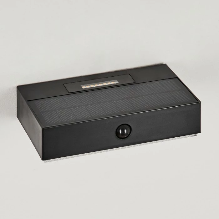 Hofstein Seilhac Solarwandleuchte LED Schwarz, 1-flammig, Bewegungsmelder 10 Hofstein Seilhac Solarwandleuchte LED Schwarz, 1-flammig, Bewegungsmelder – Bild 10