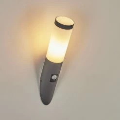 Hofstein Sessa Außenwandleuchte Anthrazit, 1-flammig, Bewegungsmelder -Außenleuchten Verkäufe sessa aussenwandleuchte h3018408 7