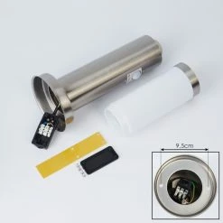 Hofstein Sessa Wegeleuchte Nickel-Matt, 1-flammig, Bewegungsmelder -Außenleuchten Verkäufe sessa wegeleuchte h3018088 4