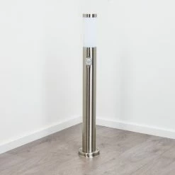 Hofstein Sessa Wegeleuchte Nickel-Matt, 1-flammig, Bewegungsmelder -Außenleuchten Verkäufe sessa wegeleuchte h3018132 7