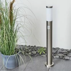 Hofstein Sessa Wegeleuchte Nickel-Matt, 1-flammig, Bewegungsmelder -Außenleuchten Verkäufe sessa wegeleuchte h3018132 9