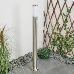 Hofstein Sessa Wegeleuchte Nickel-Matt, 1-flammig, Bewegungsmelder -Außenleuchten Verkäufe sessa wegeleuchte h3018163 11