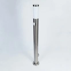 Hofstein Sessa Wegeleuchte Nickel-Matt, 1-flammig, Bewegungsmelder -Außenleuchten Verkäufe sessa wegeleuchte h3018163 7