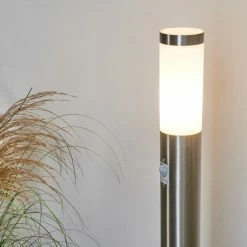 Hofstein Sessa Wegeleuchte Nickel-Matt, 1-flammig, Bewegungsmelder -Außenleuchten Verkäufe sessa wegeleuchte h3018163 8