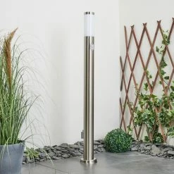 Hofstein Sessa Wegeleuchte Nickel-Matt, 1-flammig, Bewegungsmelder -Außenleuchten Verkäufe sessa wegeleuchte h3018163 9