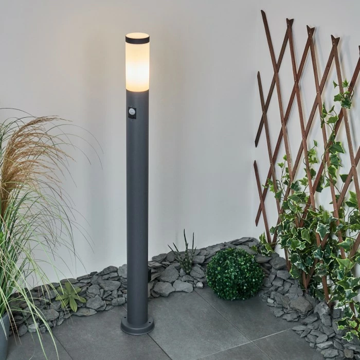 Hofstein Sessa Wegeleuchte Anthrazit, 1-flammig, Bewegungsmelder 11 Hofstein Sessa Wegeleuchte Anthrazit, 1-flammig, Bewegungsmelder – Bild 11