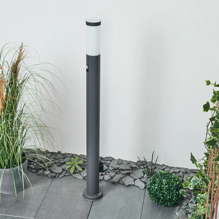 Hofstein Sessa Wegeleuchte Anthrazit, 1-flammig, Bewegungsmelder 12 Hofstein Sessa Wegeleuchte Anthrazit, 1-flammig, Bewegungsmelder – Bild 12