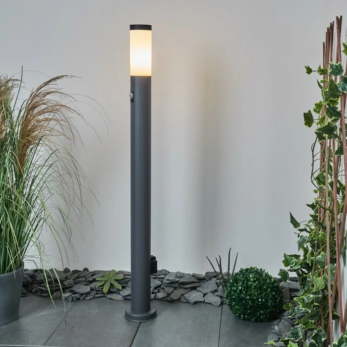 Hofstein Sessa Wegeleuchte Anthrazit, 1-flammig, Bewegungsmelder 7 Hofstein Sessa Wegeleuchte Anthrazit, 1-flammig, Bewegungsmelder – Bild 7