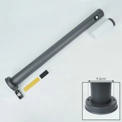 Hofstein Sessa Wegeleuchte Anthrazit, 1-flammig, Bewegungsmelder -Außenleuchten Verkäufe sessa wegeleuchte h3018378 4