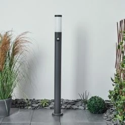 Hofstein Sessa Wegeleuchte Anthrazit, 1-flammig, Bewegungsmelder -Außenleuchten Verkäufe sessa wegeleuchte h3018378 9