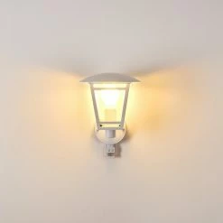 Hofstein Siera Außenwandleuchte Weiß, 1-flammig, Bewegungsmelder -Außenleuchten Verkäufe siera aussenwandleuchte h3029947 4