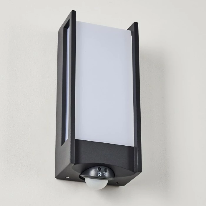 Hofstein Skove Außenwandleuchte LED Anthrazit, 1-flammig, Bewegungsmelder 15 Hofstein Skove Außenwandleuchte LED Anthrazit, 1-flammig, Bewegungsmelder – Bild 15