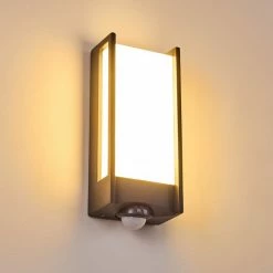 Hofstein Skove Außenwandleuchte LED Anthrazit, 1-flammig, Bewegungsmelder 22 Hofstein Skove Außenwandleuchte LED Anthrazit, 1-flammig, Bewegungsmelder -Außenleuchten Verkäufe skove aussenwandleuchte h3300565 do1 6