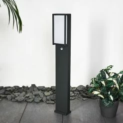 Hofstein Skove Wegeleuchte LED Anthrazit, 1-flammig, Bewegungsmelder 22 Hofstein Skove Wegeleuchte LED Anthrazit, 1-flammig, Bewegungsmelder -Außenleuchten Verkäufe skove wegeleuchte h3417263 10