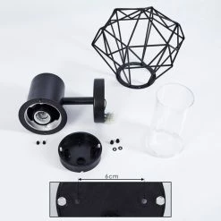 Hofstein Solda Außenwandleuchte Schwarz, 1-flammig, Bewegungsmelder -Außenleuchten Verkäufe solda aussenwandleuchte h3401446 3