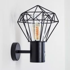 Hofstein Solda Außenwandleuchte Schwarz, 1-flammig, Bewegungsmelder -Außenleuchten Verkäufe solda aussenwandleuchte h3401446 4