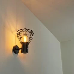 Hofstein Solda Außenwandleuchte Schwarz, 1-flammig, Bewegungsmelder -Außenleuchten Verkäufe solda aussenwandleuchte h3401446 9