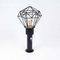 Hofstein Solda Wegeleuchte Schwarz, 1-flammig, Bewegungsmelder -Außenleuchten Verkäufe solda wegeleuchte h3409008 7