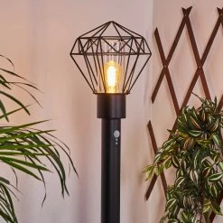 Hofstein Solda Wegeleuchte Schwarz, 1-flammig, Bewegungsmelder -Außenleuchten Verkäufe solda wegeleuchte h3409039 6