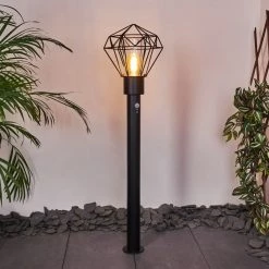 Hofstein Solda Wegeleuchte Schwarz, 1-flammig, Bewegungsmelder -Außenleuchten Verkäufe solda wegeleuchte h3409039 8