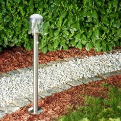 Hofstein Sorken Wegeleuchte LED Edelstahl, 1-flammig, Bewegungsmelder -Außenleuchten Verkäufe sorken wegeleuchte h3170212 do1 12