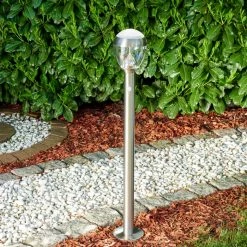 Hofstein Sorken Wegeleuchte LED Edelstahl, 1-flammig, Bewegungsmelder -Außenleuchten Verkäufe sorken wegeleuchte h3170212 do1 5