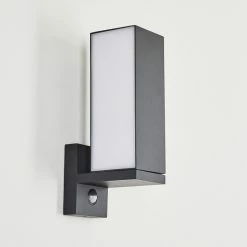 Hofstein Swanek Außenwandleuchte LED Anthrazit, 1-flammig, Bewegungsmelder -Außenleuchten Verkäufe swanek aussenwandleuchte h3428818 11