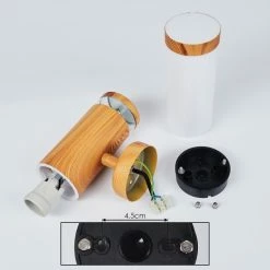 Hofstein Tenvik Außenwandleuchte LED Braun, Holzoptik, 2-flammig, Bewegungsmelder -Außenleuchten Verkäufe tenvik aussenwandleuchte h3432631 4