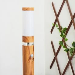 Hofstein Tenvik Wegeleuchte Braun, Holz dunkel, 1-flammig, Bewegungsmelder -Außenleuchten Verkäufe tenvik wegeleuchte h3427798 12