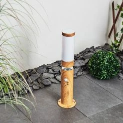 Hofstein Tise Wegeleuchte Braun, Holzoptik, 2-flammig, Bewegungsmelder -Außenleuchten Verkäufe tise wegeleuchte h3445624 12