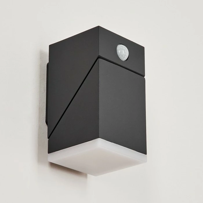 Hofstein Toogong Außenwandleuchte LED Anthrazit, 1-flammig, Bewegungsmelder 9 Hofstein Toogong Außenwandleuchte LED Anthrazit, 1-flammig, Bewegungsmelder – Bild 9