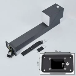 Hofstein Toogong Sockelleuchte LED Anthrazit, 1-flammig, Bewegungsmelder -Außenleuchten Verkäufe toogong sockelleuchte h3607459 4